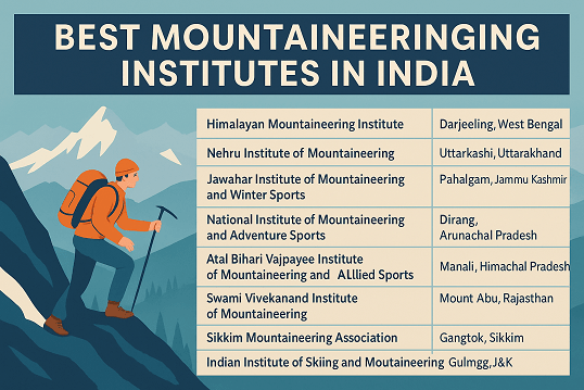 Best Mountaineering Institutes in India – A Complete Guide for Adventure Lovers