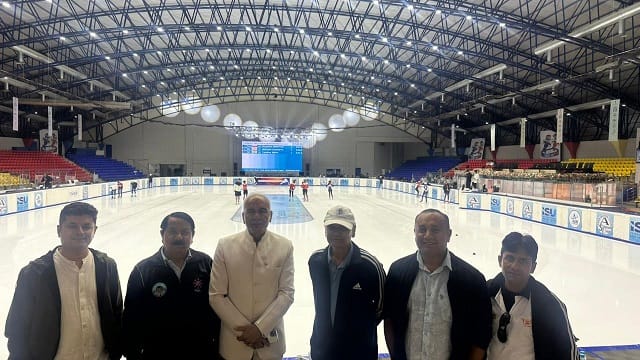 Asian Open Short Track Speed Skating Trophy 2025 in Dehradun