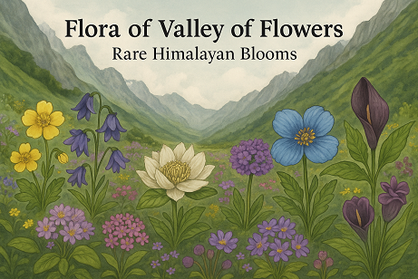 Flora of Valley of Flowers – Rare Himalayan Blooms