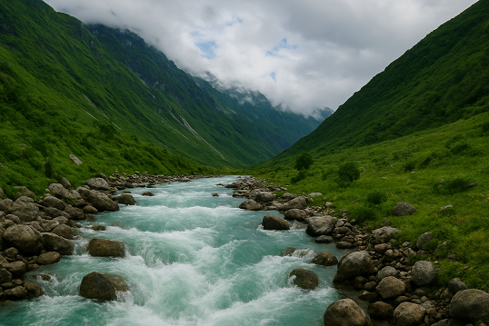 Lakshman Ganga River – Lifeline of the Hemkund Sahib Trek