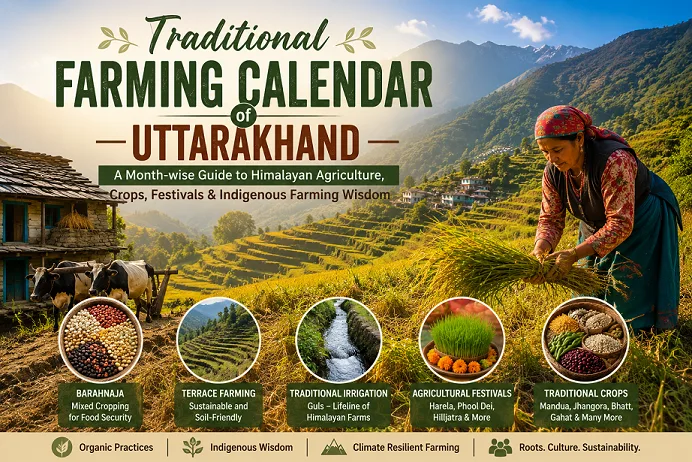 Traditional Farming Calendar of Uttarakhand: A Month-wise Guide to Himalayan Agriculture and Indigenous Farming Wisdom