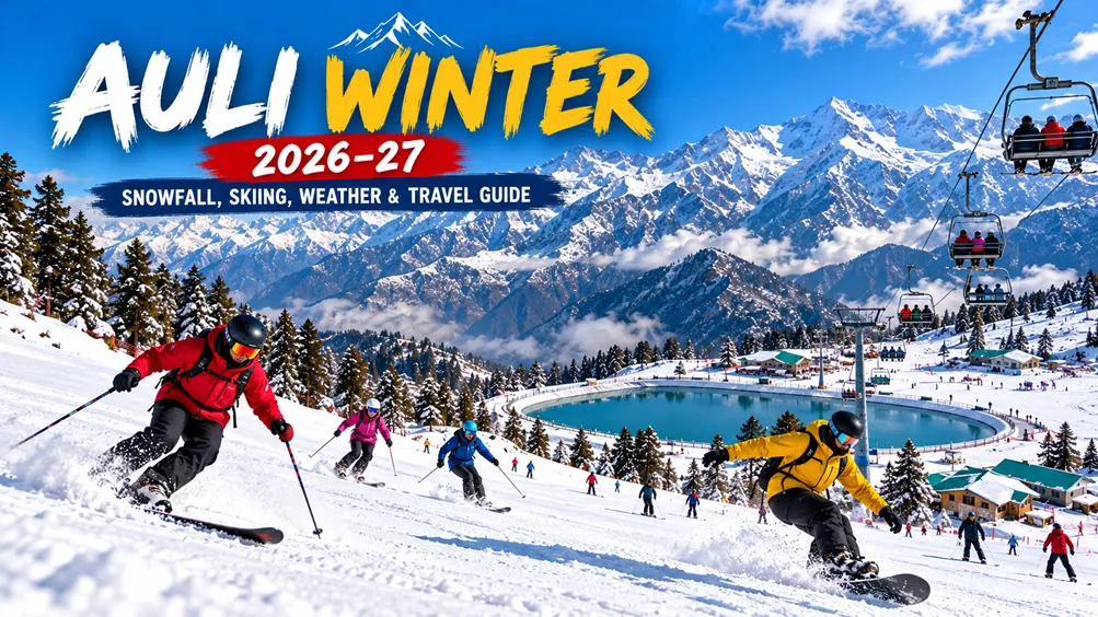 Auli Winter 2026–27: Snowfall, Skiing, Weather & Complete Travel GuideAuli Winter 2026–27: Snowfall, Skiing, Weather & Complete Travel Guide